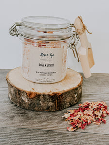Sels de bain - Rose et abricot