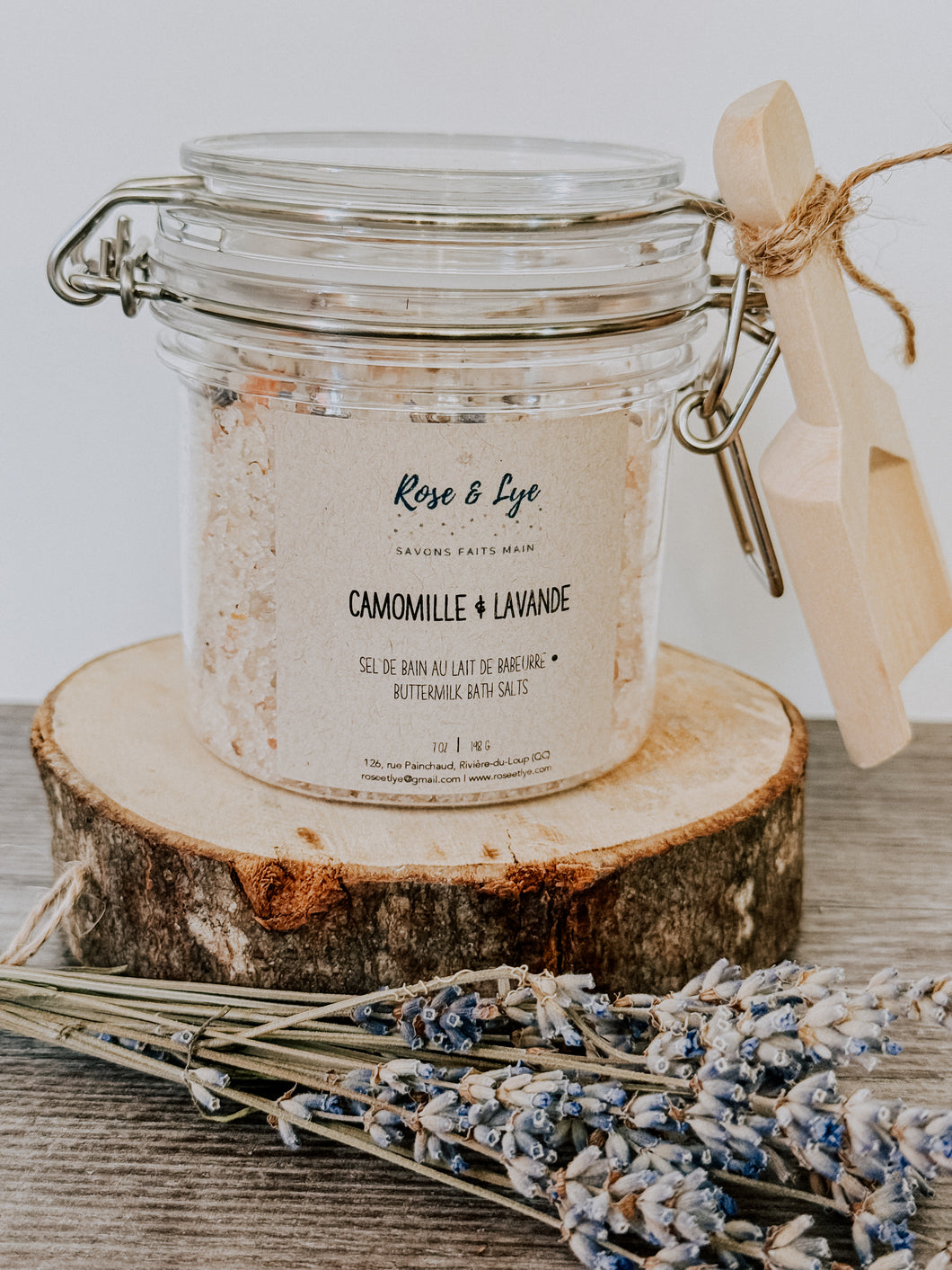 Sels de bain - Camomille et lavande