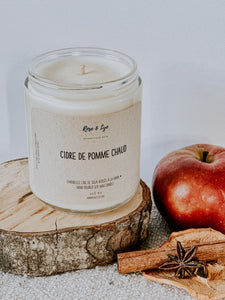 Chandelle 8 oz - Cidre de pomme chaud